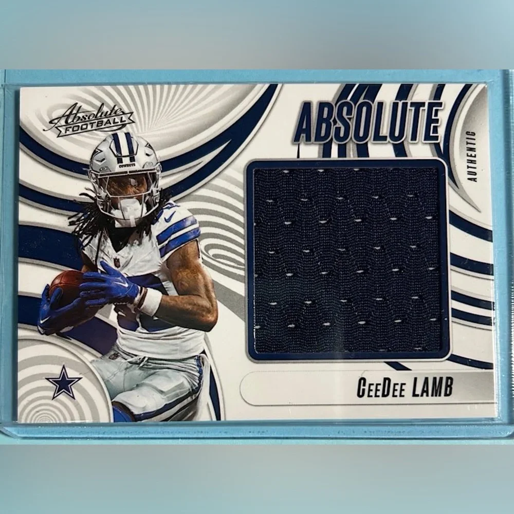 Cee Dee Lamb , Dallas Cowboys 2025 Absolute Football Relic Card #AJ-CLB